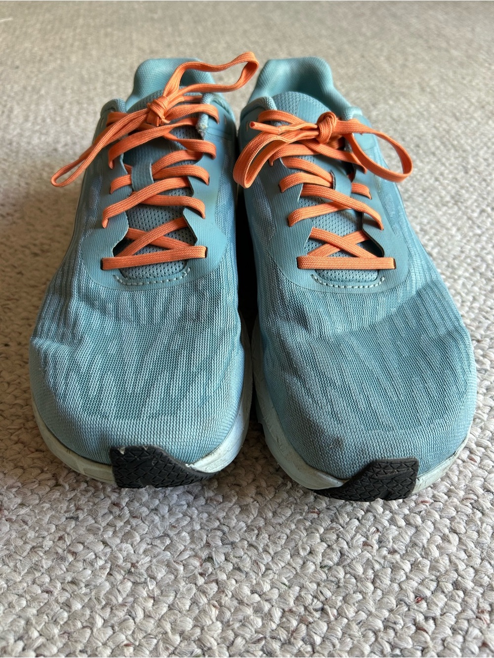 Altra Women's Teal Athletic Shoes with Orange Laces - Picture 4 of 4